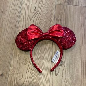 Red Sequin Minnie Ears
